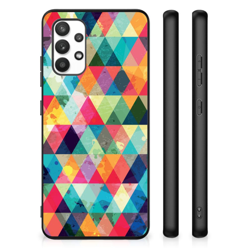 Samsung Galaxy A32 4G | A32 5G Enterprise Editie Back Case Geruit B2C Telecom