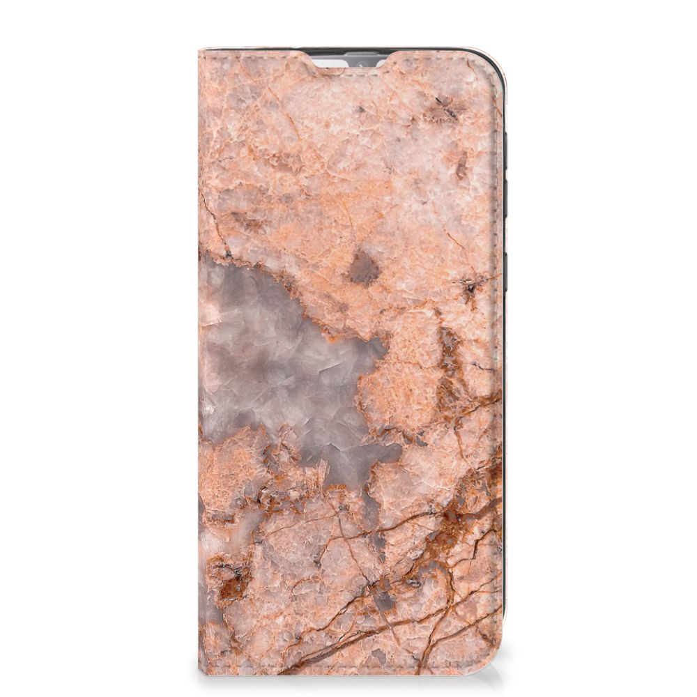 Samsung Galaxy M31 Standcase Marmer Oranje - B2C Telecom