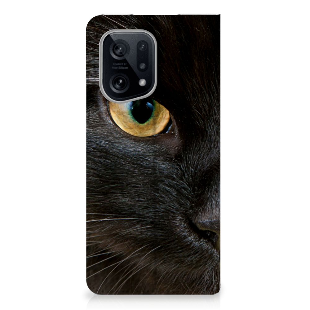 OPPO Find X5 Hoesje maken Zwarte Kat - B2C Telecom