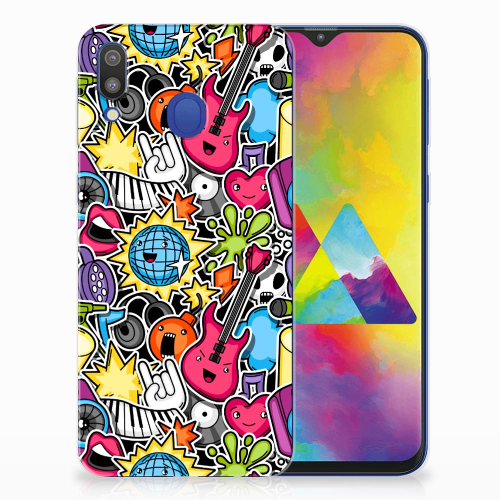 Samsung Galaxy M20 (Power) Silicone Back Cover Punk Rock