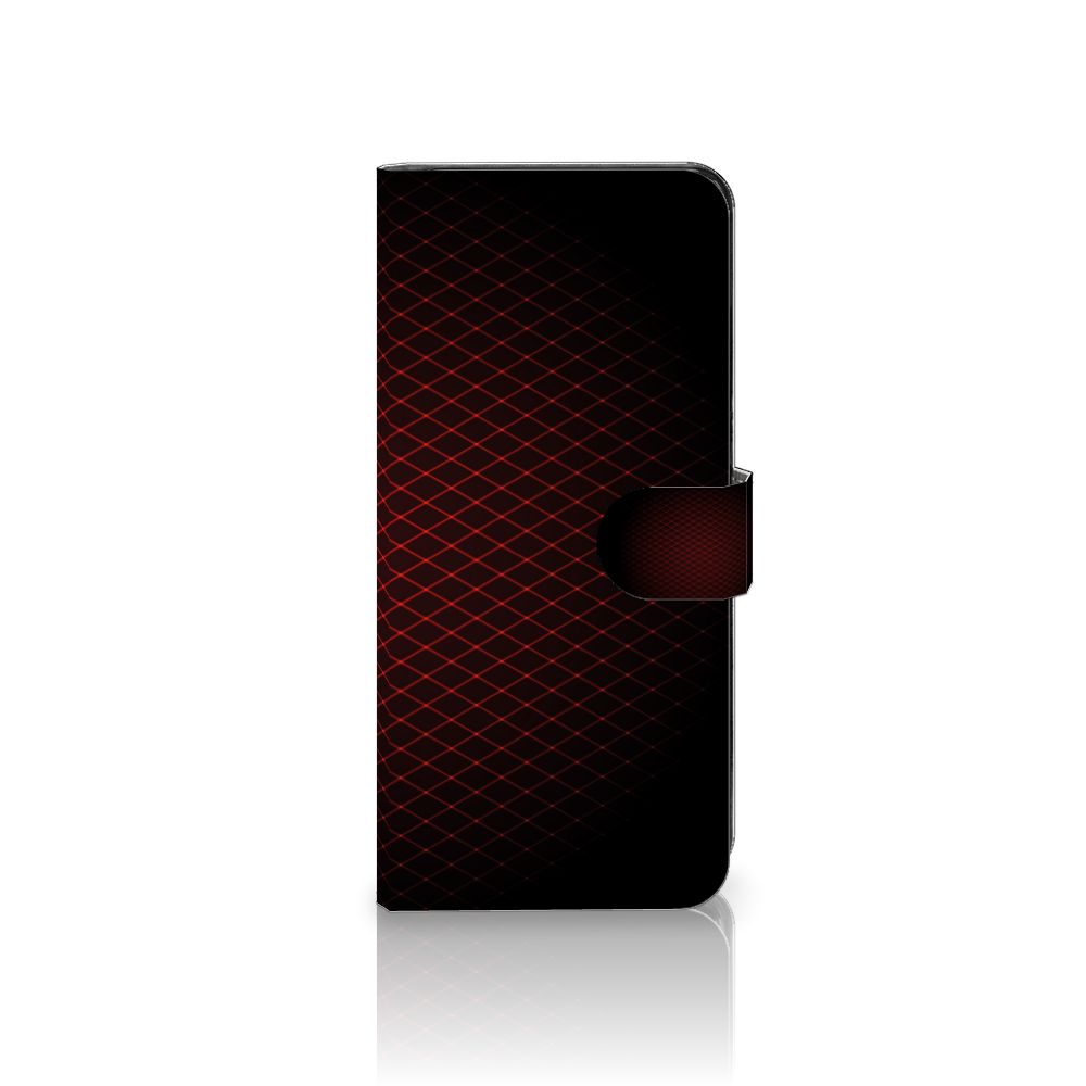 OPPO A98 5G Telefoon Hoesje Geruit Rood met een minimalistisch en strak design