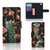 Huawei Ascend P8 Lite Telefoonhoesje met Pasjes Pauw met Bloemen