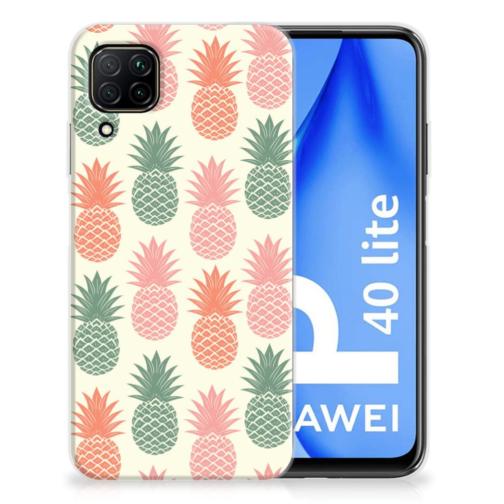 Huawei P40 Lite Siliconen Case Ananas