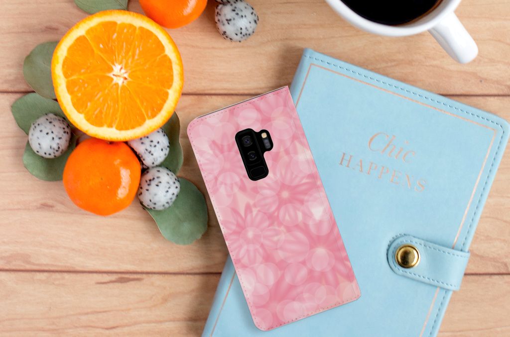 Samsung Galaxy S9 Plus Smart Cover Spring Flowers