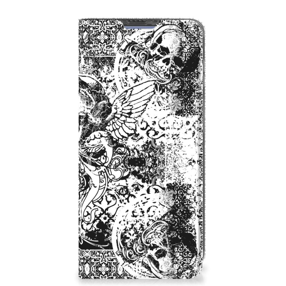 Mobiel BookCase Poco X4 Pro 5G Skulls Angel - B2C Telecom