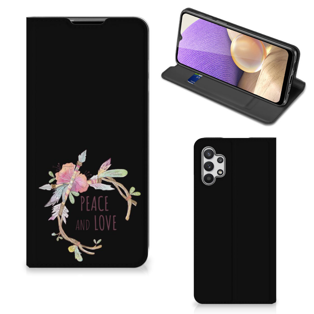 Samsung Galaxy A32 5G Magnet Case Boho Text - B2C Telecom