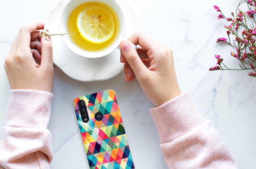 Motorola Moto G8 Power Lite TPU bumper Geruit