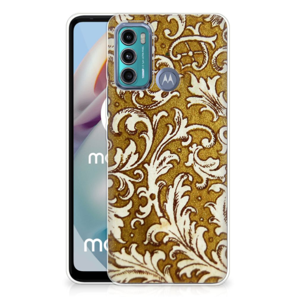 Siliconen Hoesje Motorola Moto G60 Barok Goud B2C Telecom
