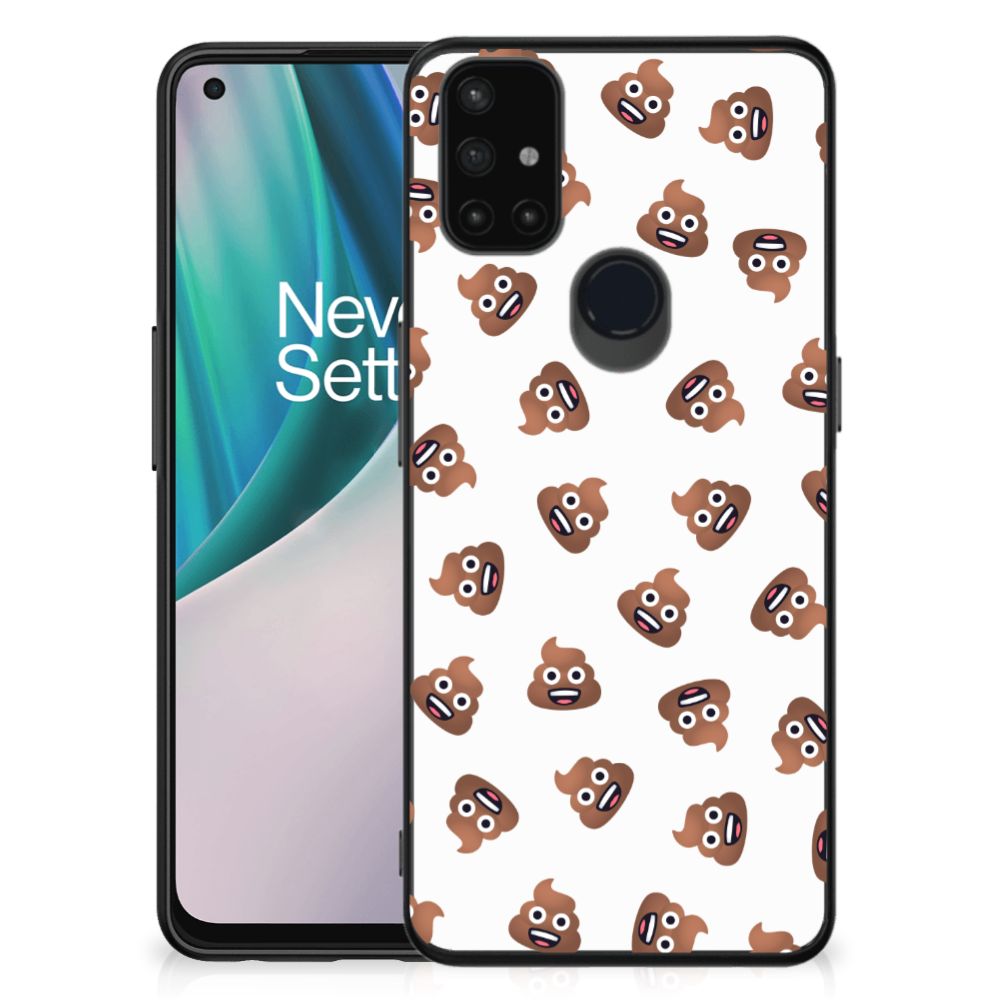 Back Case voor OnePlus Nord N10 5G Poep Emojis B2C Telecom