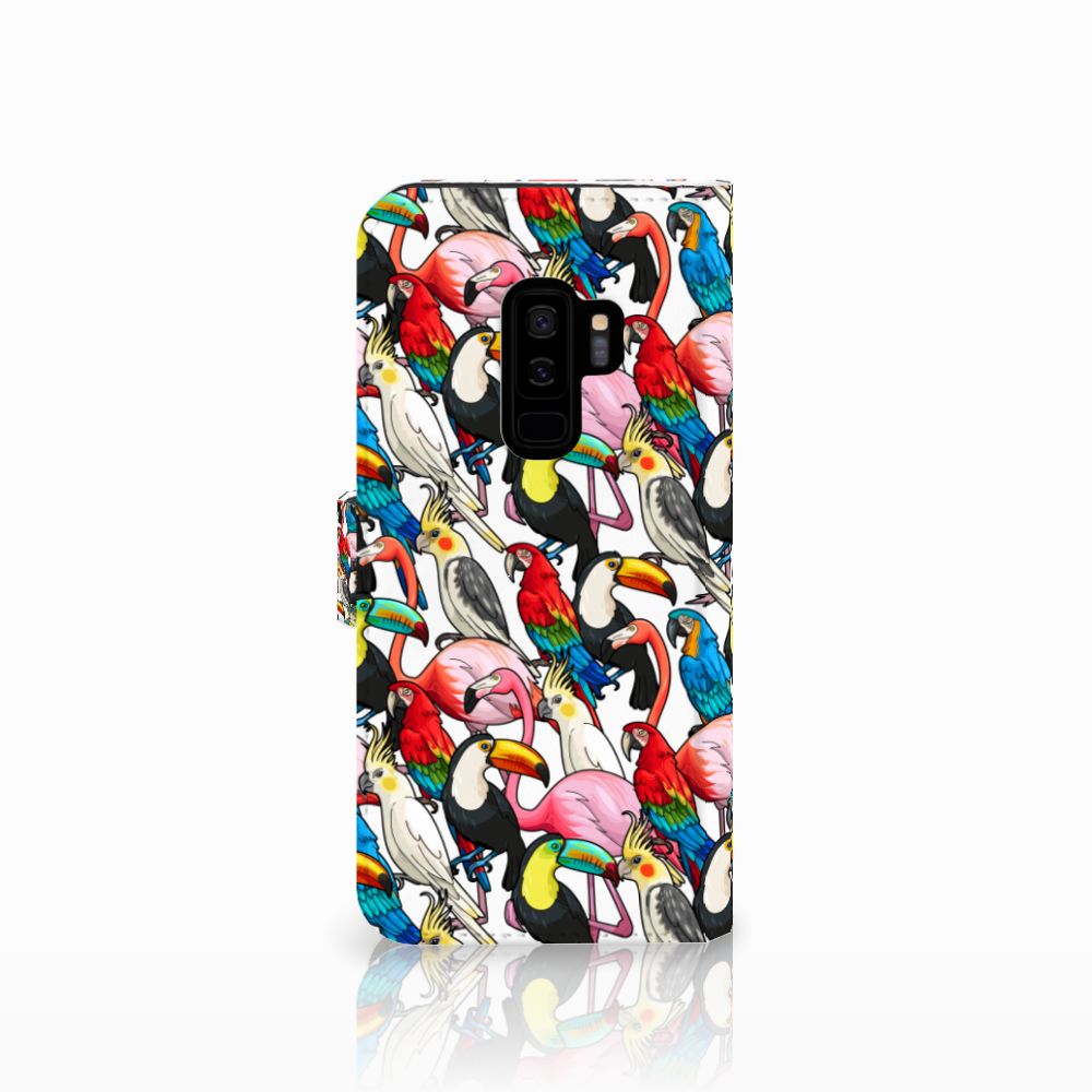 Samsung Galaxy S9 Plus Telefoonhoesje met Pasjes Birds
