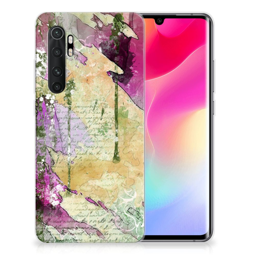 Hoesje maken Xiaomi Mi Note 10 Lite Letter Painting