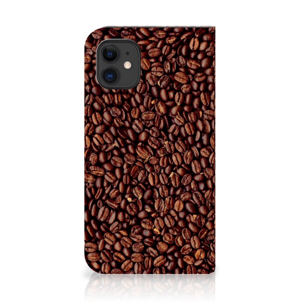 Apple iPhone 11 Flip Style Cover Koffiebonen