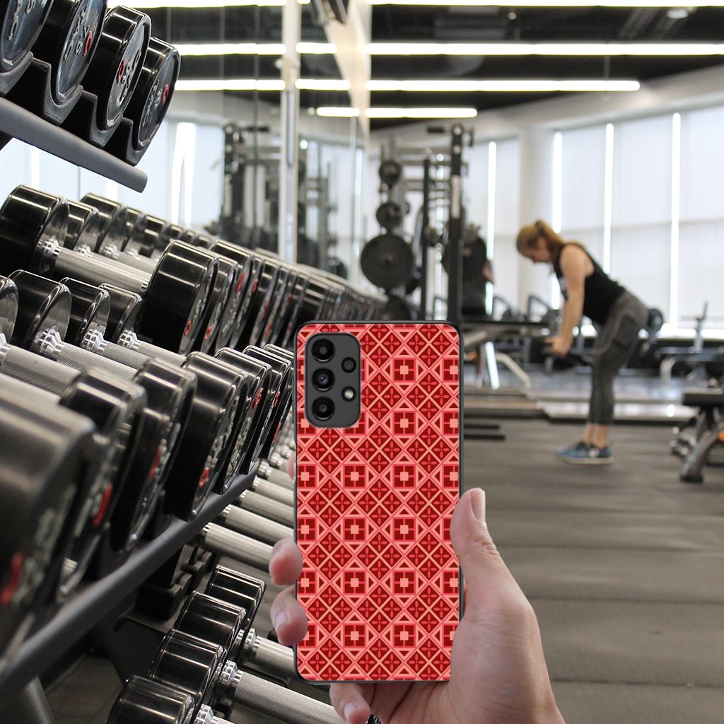Samsung Galaxy A13 4G Back Case Batik Rood B2C Telecom