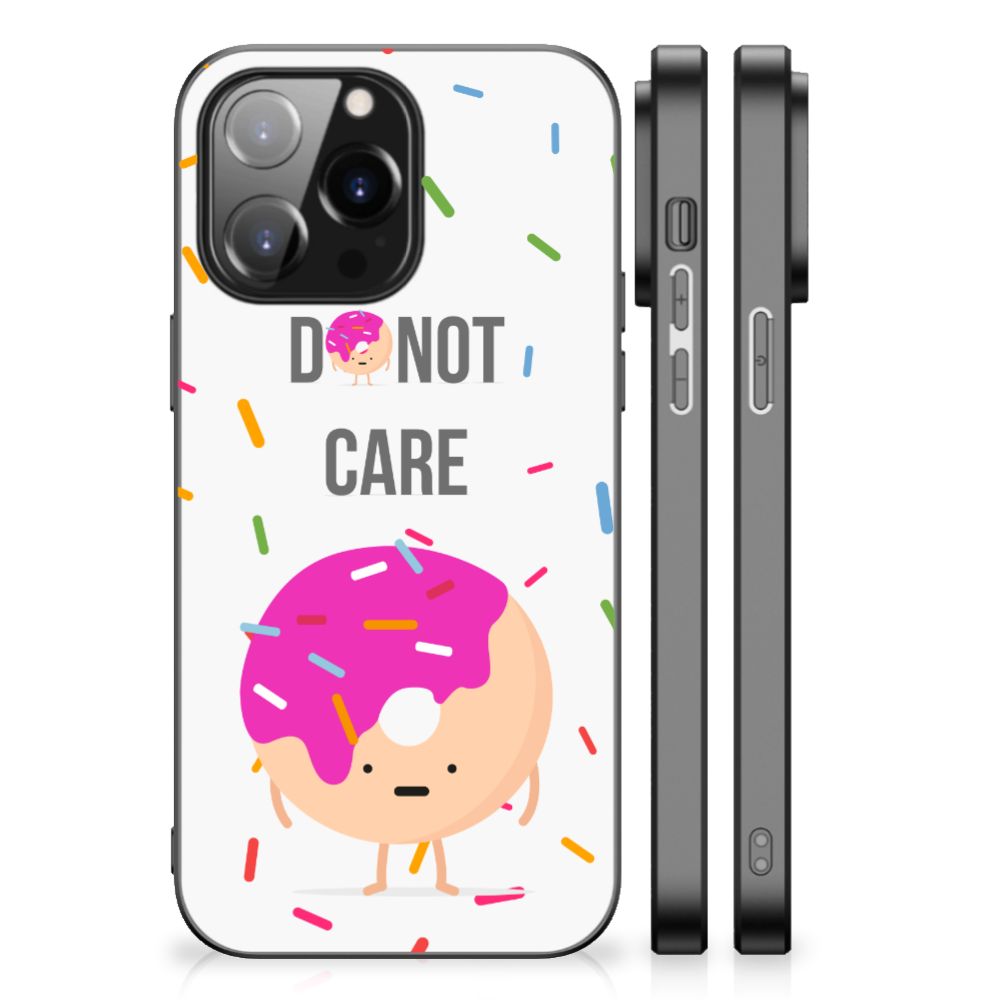 iPhone 14 Pro Max Back Cover Hoesje Donut Roze