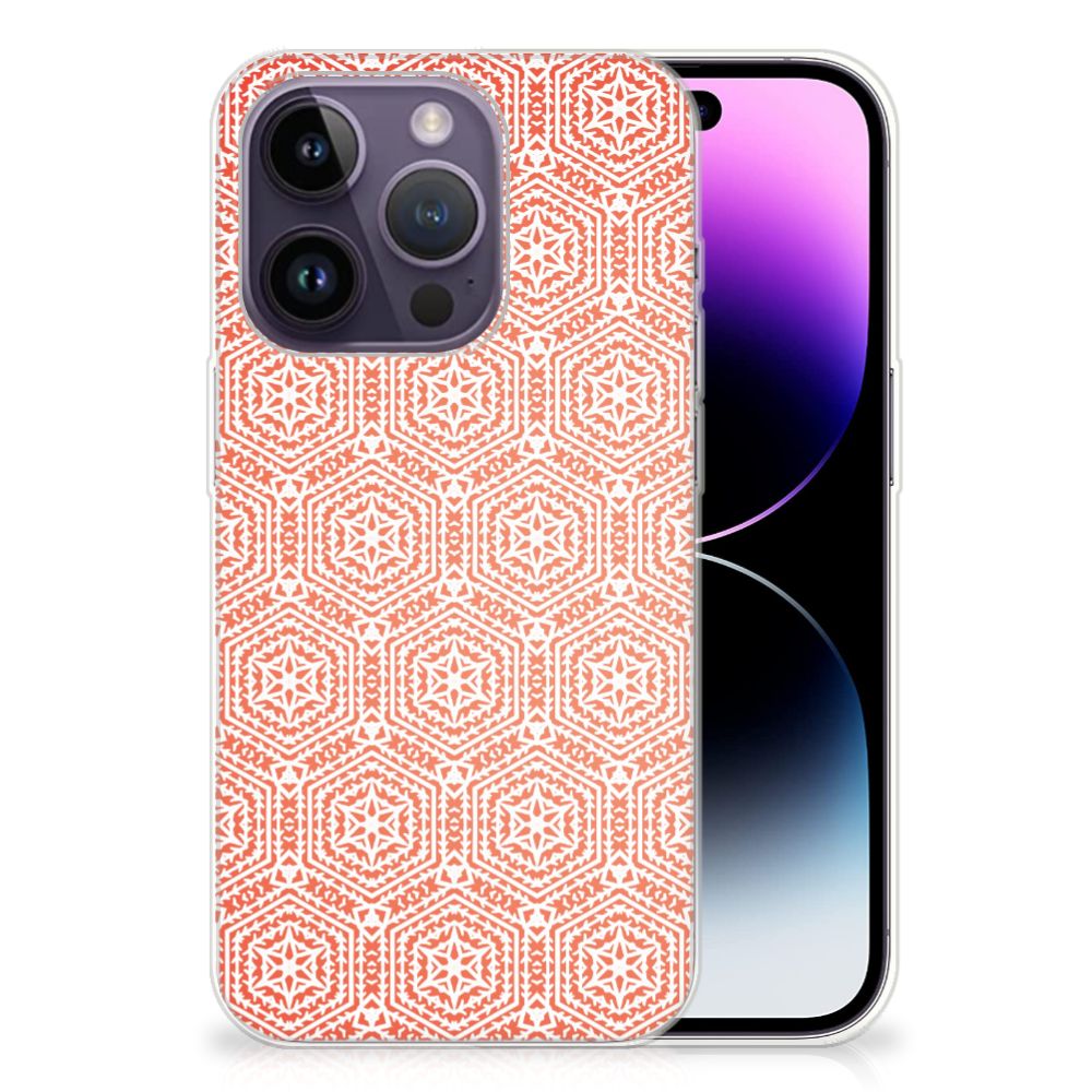 Apple iPhone 14 Pro TPU bumper Pattern Orange B2C Telecom