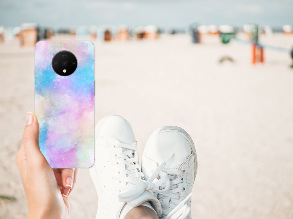 Hoesje maken OnePlus 7T Watercolor Light