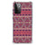 Samsung Galaxy A72 4G/5G Doorzichtige Silicone Hoesje Aztec Paars B2C Telecom