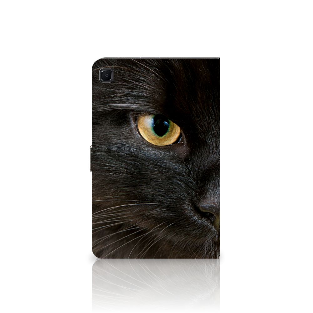 Samsung Galaxy Tab S6 Lite | S6 Lite (2022) Flip Case Zwarte Kat