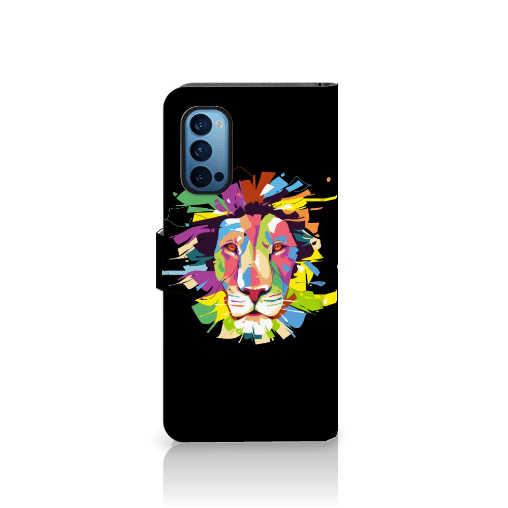 OPPO Reno 4 Pro 5G Leuk Hoesje Lion Color