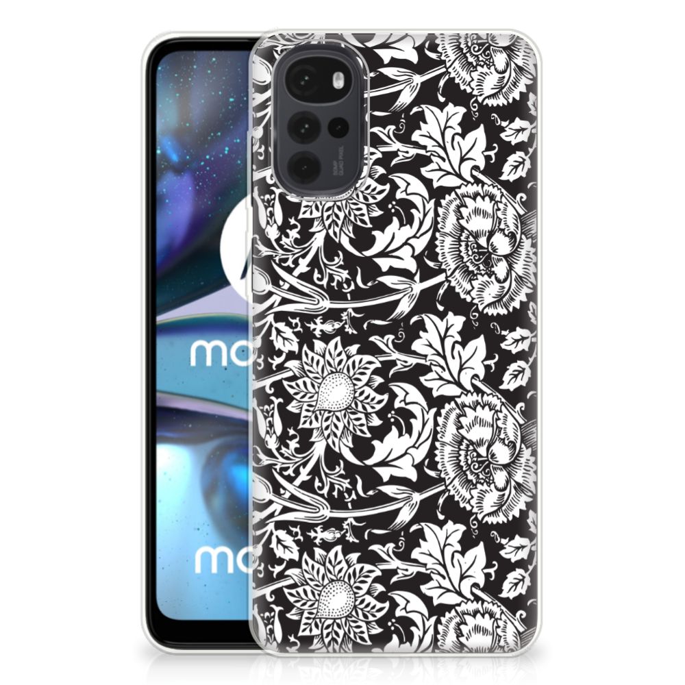 Motorola Moto G22 TPU Case Black Flowers B2C Telecom