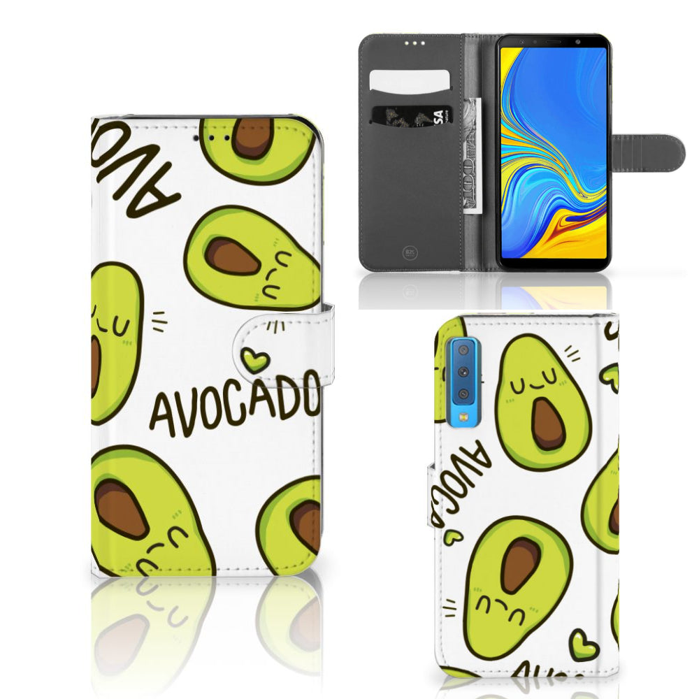 Samsung Galaxy A7 (2018) Leuk Hoesje Avocado Singing