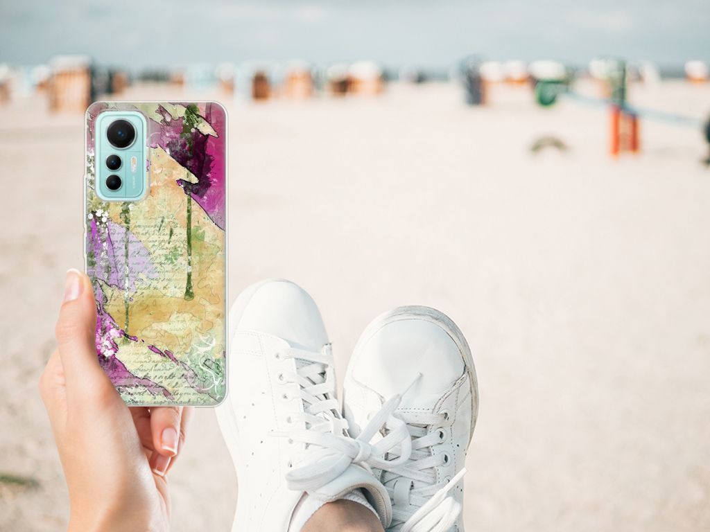 Hoesje maken Xiaomi 12 Lite Letter Painting B2C Telecom