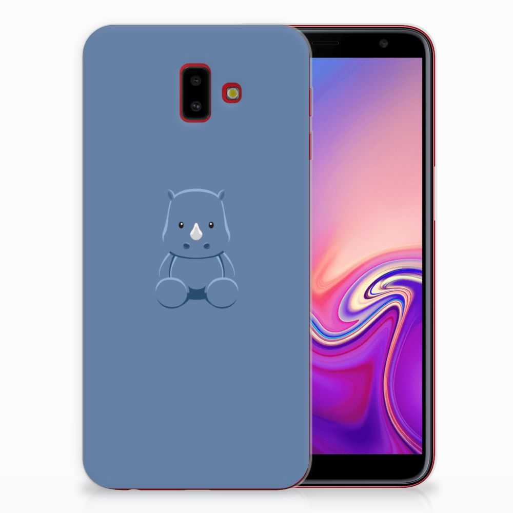 Samsung Galaxy J6 Plus (2018) Telefoonhoesje met Naam Baby Rhino
