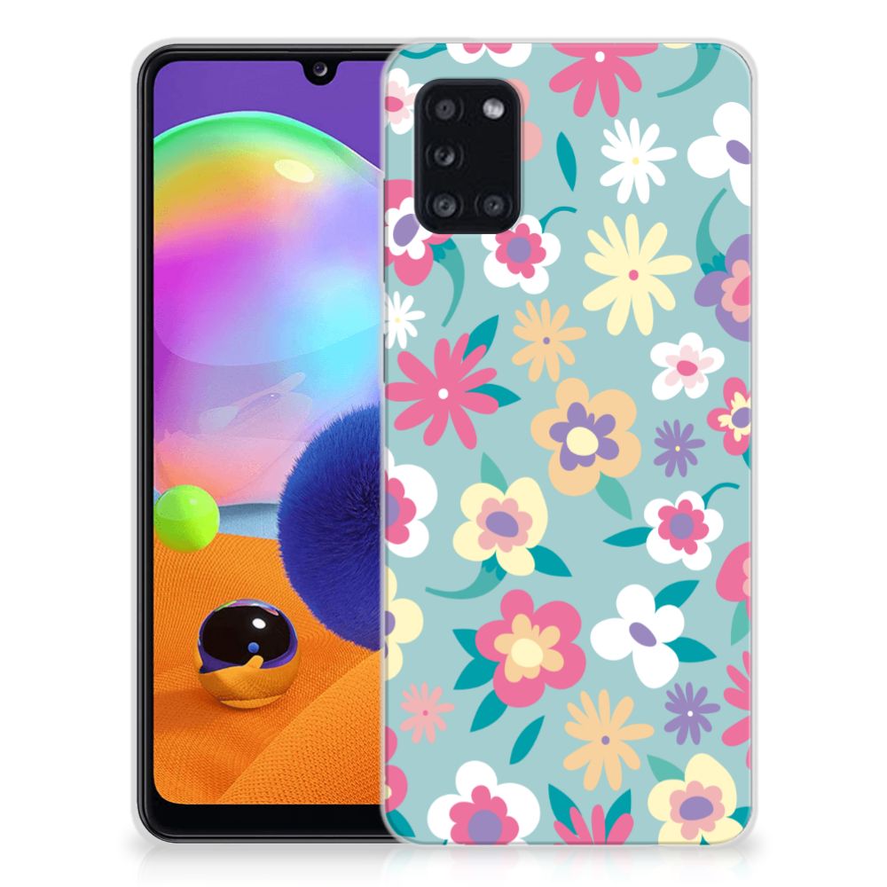 Samsung Galaxy A31 TPU Case Flower Power