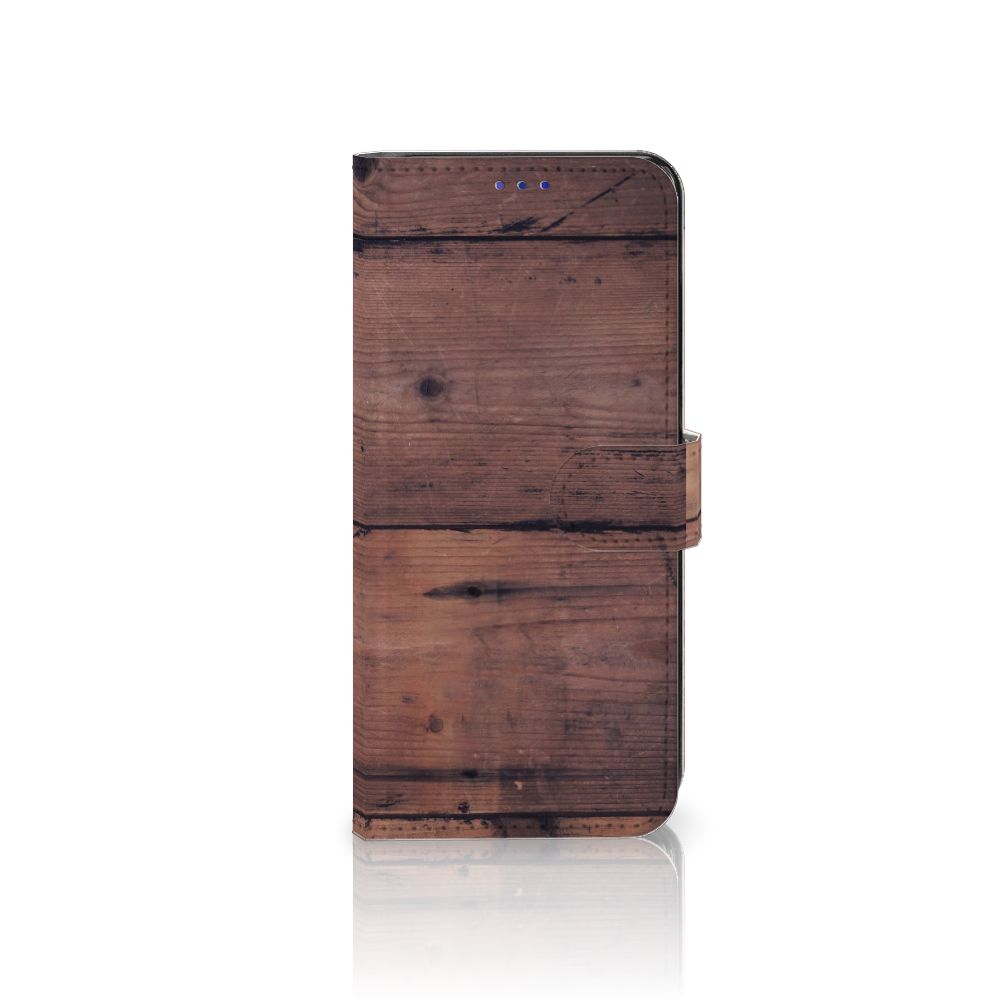 OPPO Find X5 Book Style Case Old Wood