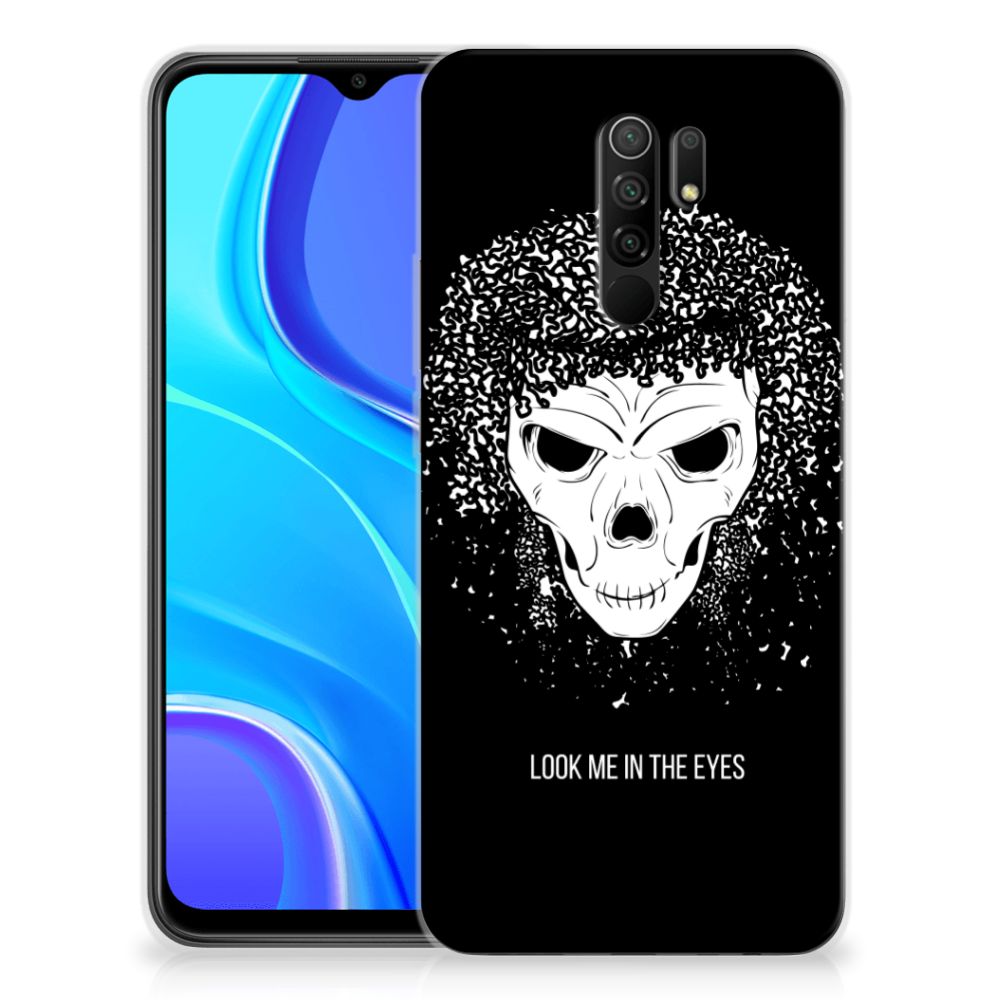 Silicone Back Case Xiaomi Redmi 9 Skull Hair B2C Telecom