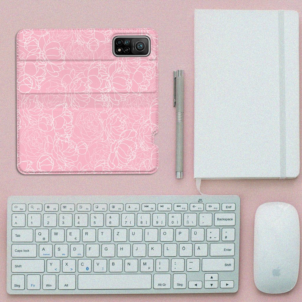 Xiaomi Mi 10T | 10T Pro Smart Cover White Flowers - B2C Telecom
