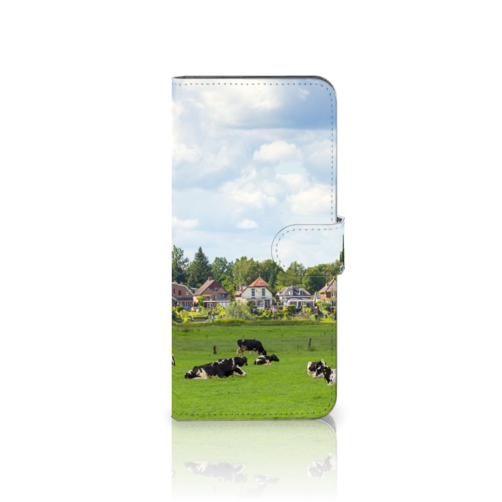 Motorola Edge 20 Lite Telefoonhoesje met Pasjes Koeien