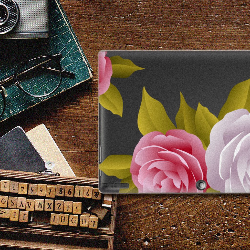Lenovo Tab 10 | Tab 2 A10-30 Siliconen Hoesje Roses - B2C Telecom
