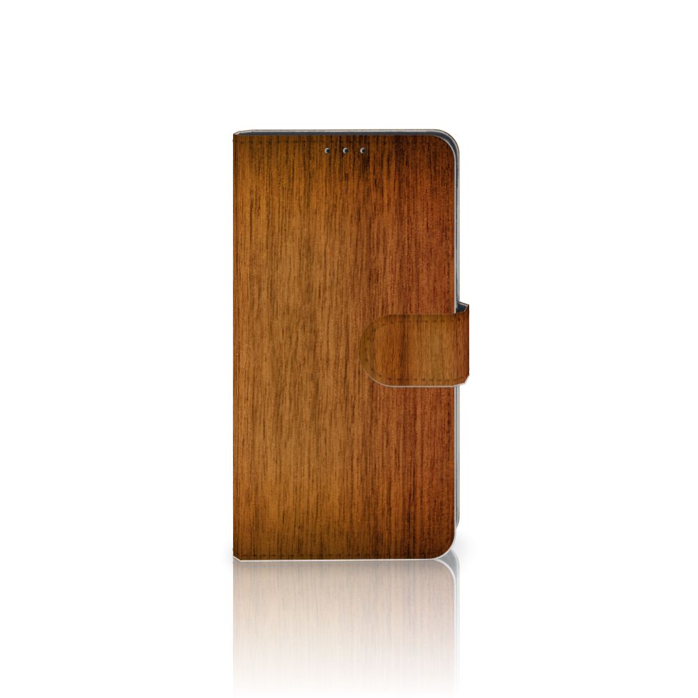 Xiaomi Mi Mix 2s Book Style Case Donker Hout