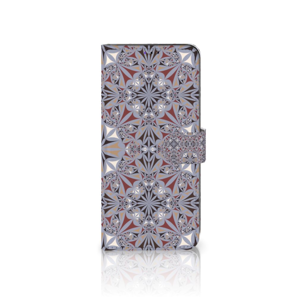 Samsung Galaxy A22 5G Bookcase Flower Tiles