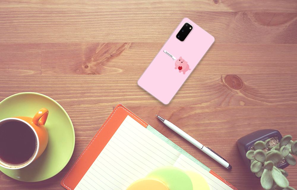 Samsung Galaxy S20 Telefoonhoesje met Naam Pig Mud B2C Telecom
