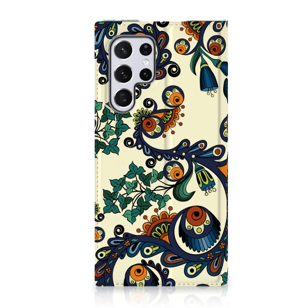 Telefoon Hoesje Samsung Galaxy S22 Ultra Barok Flower - B2C Telecom