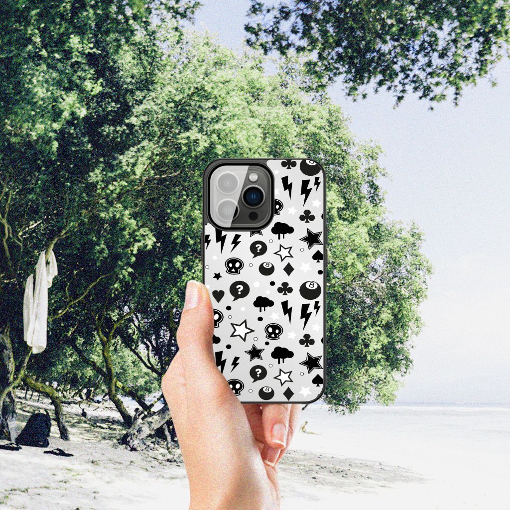 Telefoonhoesje iPhone 13 Pro Silver Punk B2C Telecom