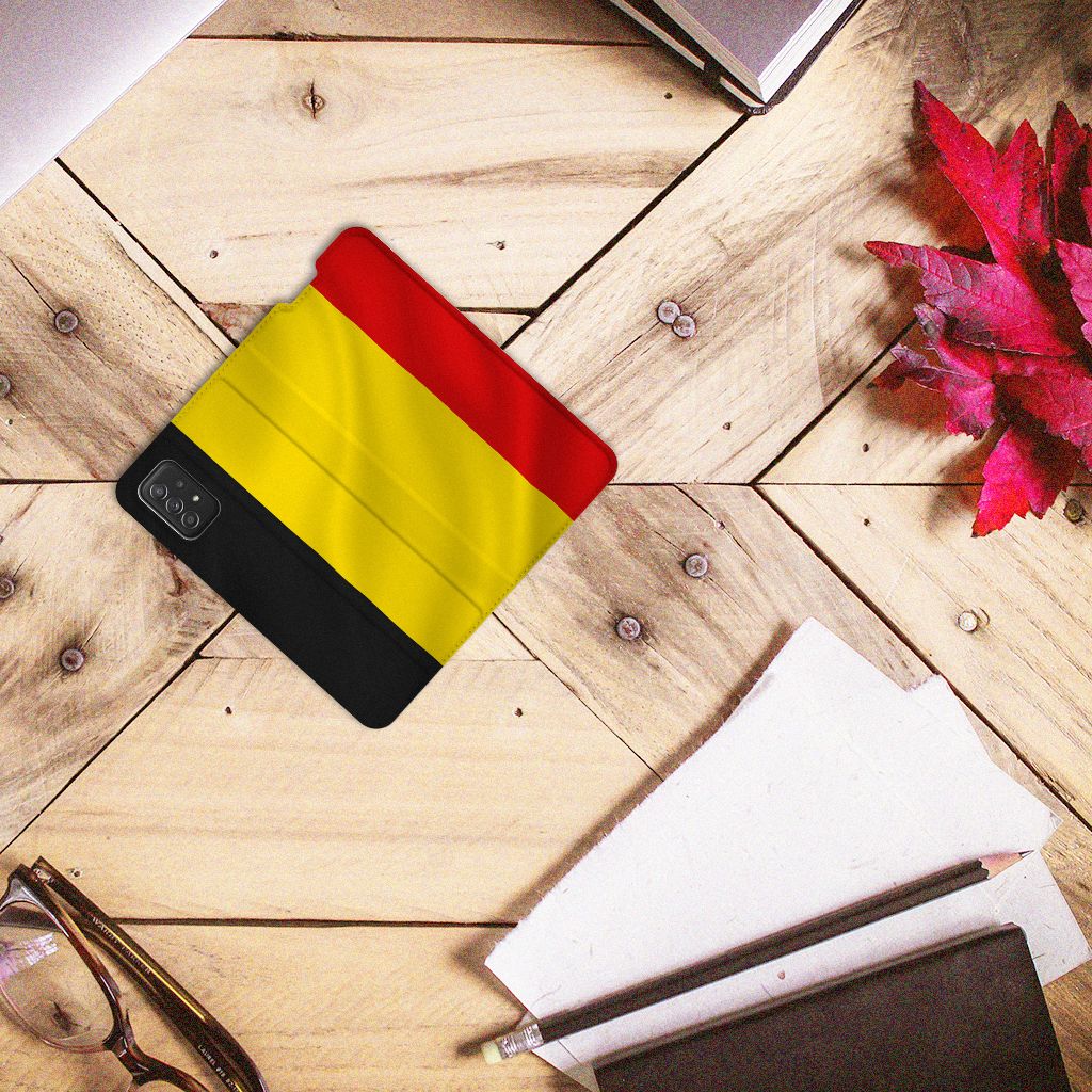 Samsung Galaxy A03s Standcase Belgische Vlag - B2C Telecom
