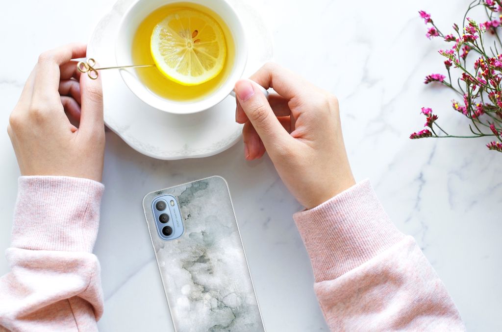 Hoesje maken Motorola Moto G31 | G41 Painting Grey B2C Telecom