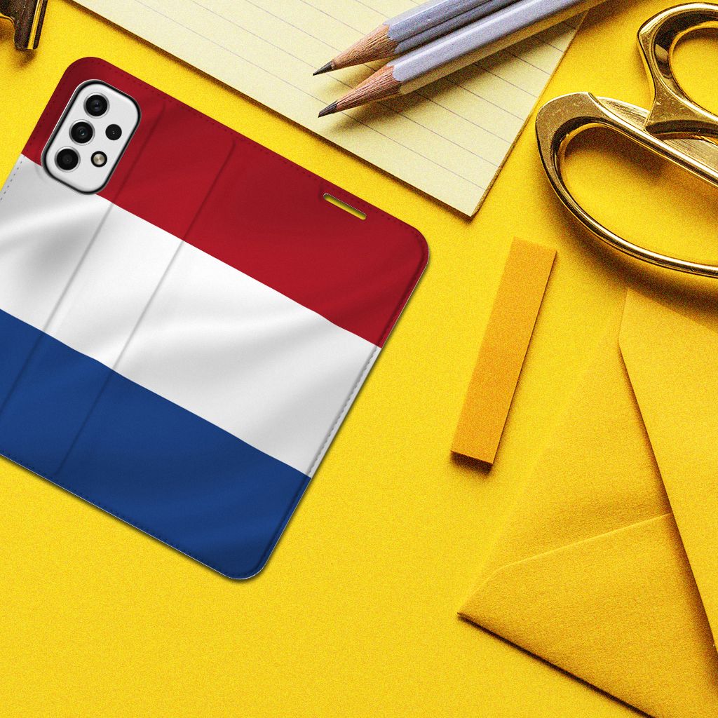 Samsung Galaxy A23 Standcase Nederlandse Vlag - B2C Telecom