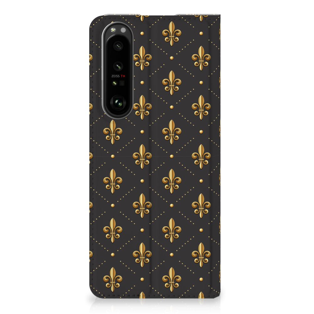 Sony Xperia 1 III Hoesje met Magneet Franse Lelie - B2C Telecom