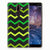 Nokia 7 Plus TPU bumper Zigzag Groen