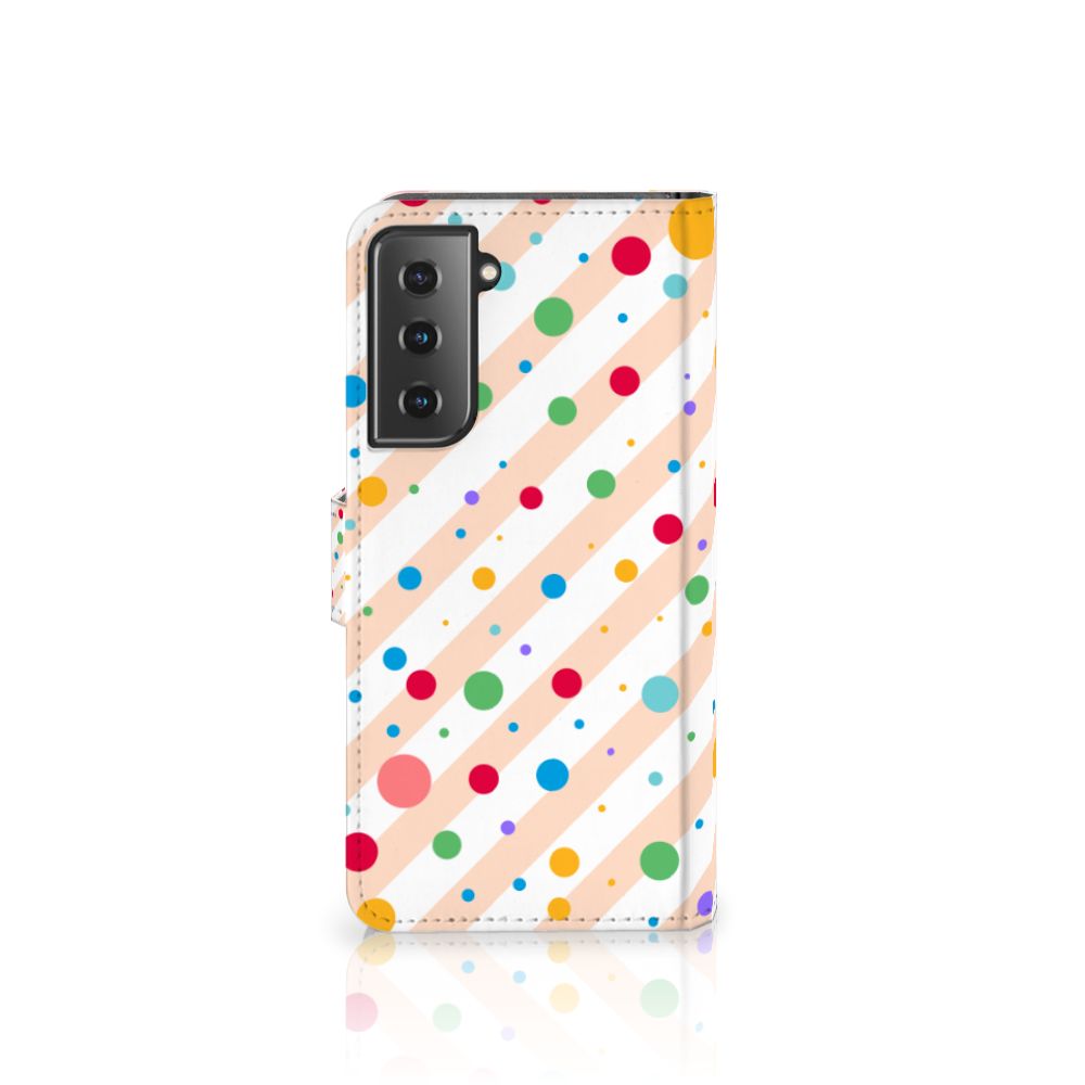 Samsung Galaxy S21 Telefoon Hoesje Dots