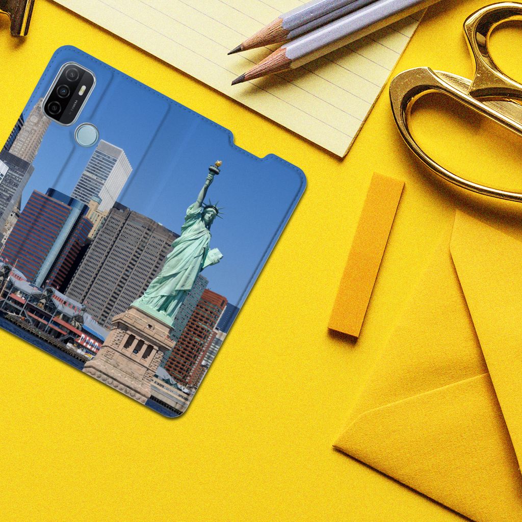OPPO A53 | A53s Book Cover Vrijheidsbeeld - B2C Telecom