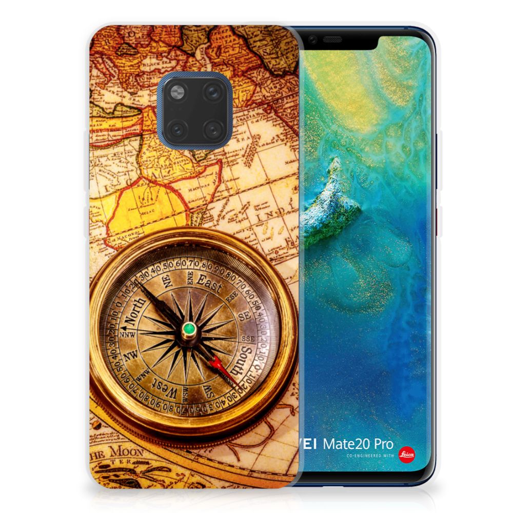 Huawei Mate 20 Pro Siliconen Back Cover Kompas
