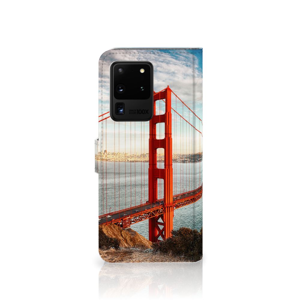 Samsung Galaxy S20 Ultra Flip Cover Golden Gate Bridge