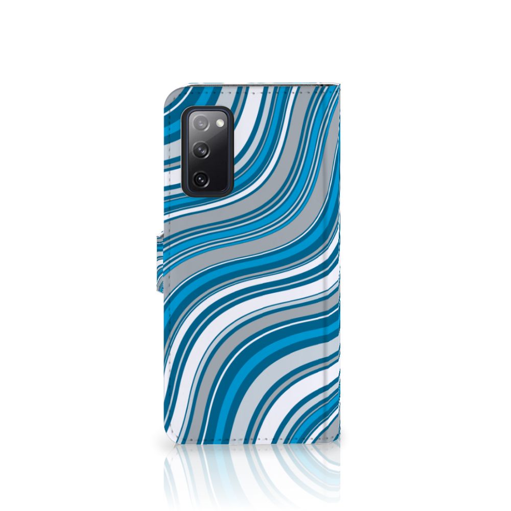 Samsung Galaxy S20 FE Telefoon Hoesje Waves Blue