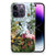 TPU Hoesje voor Apple iPhone 14 Pro Jungle met tropische dieren zoals een toekan, zebra en flamingo 🌴.