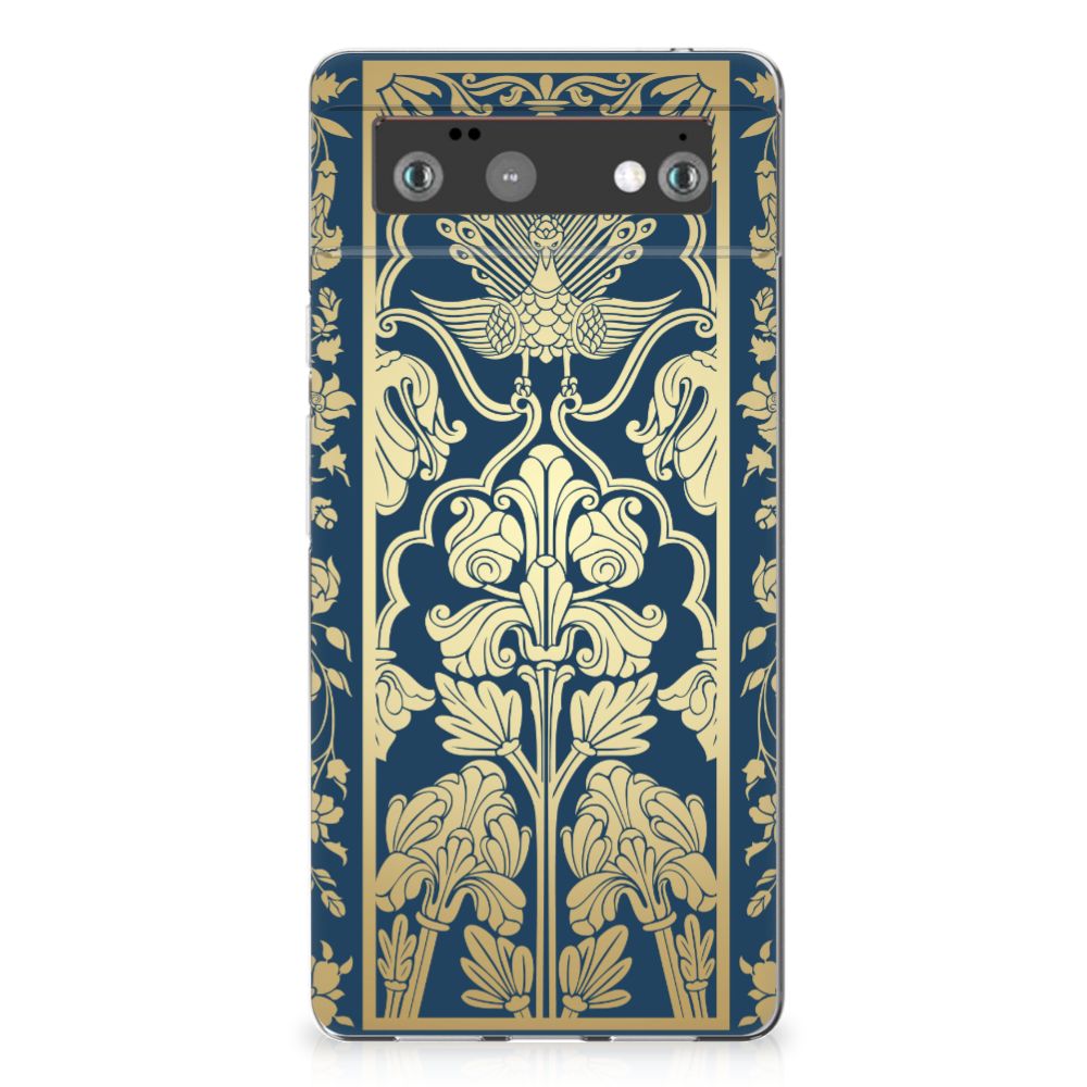 Google Pixel 6 TPU Case Beige Flowers